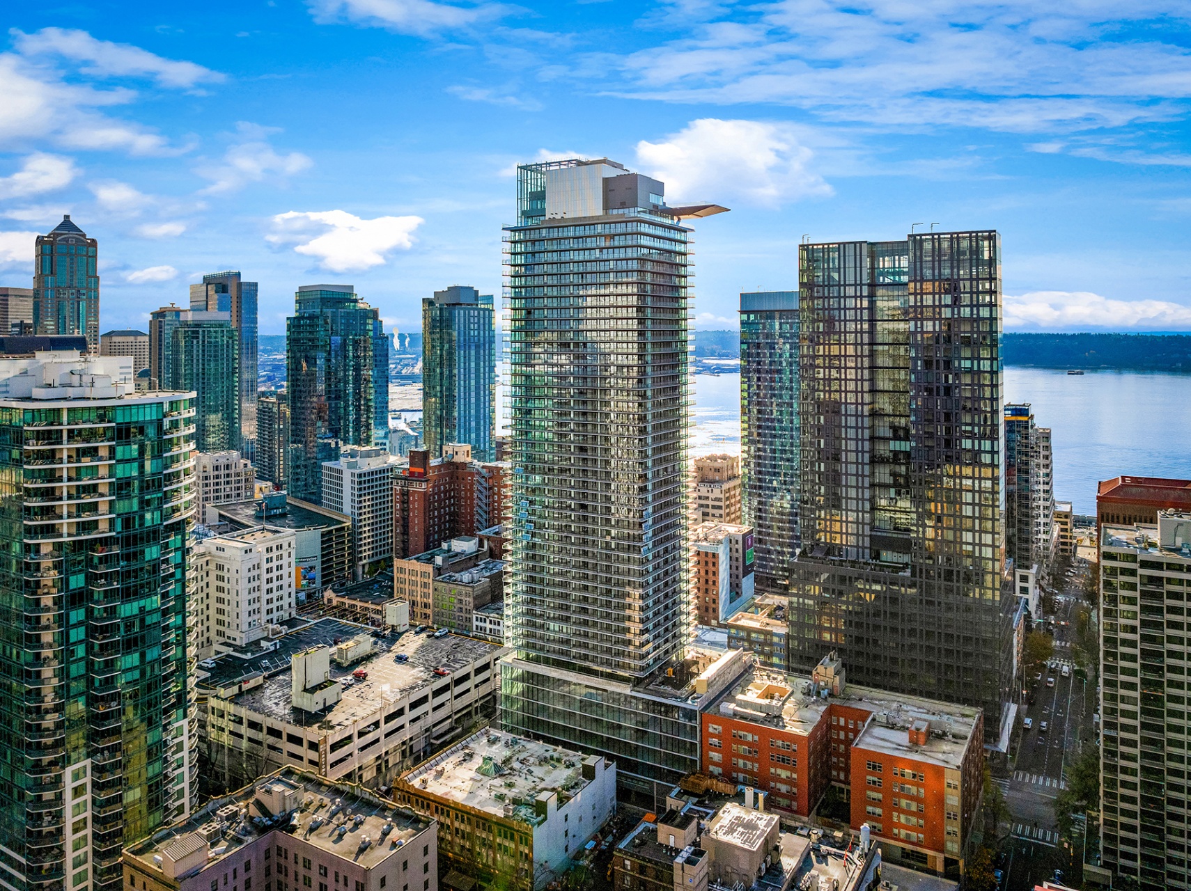 First Light, a landmark residential tower in downtown Seattle